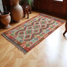 Kilim Chobi preproga 157x98 cm – tradicionalni ročno tkani kilim