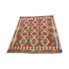 Preproga Kilim Chobi 144x110 ročno tkani Afgan volneni kilim
