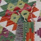 Preproga Kilim Chobi 144x110 ročno tkani Afgan volneni kilim