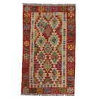 Preproga Kilim Chobi 156x93 ročno tkani Afgan volneni kilim