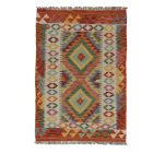 Preproga Kilim Chobi 145x100 ročno tkani Afgan volneni kilim