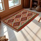 Preproga Kilim Chobi 153x100 ročno tkani Afgan kilim