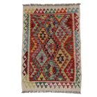 Preproga Kilim Chobi 143x102 ročno tkani Afgan volneni kilim