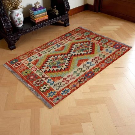Preproga Kilim Chobi 146x100 ročno tkani Afgan kilim