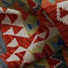 Preproga Kilim Chobi 155x101 ročno tkani Afgan volneni kilim