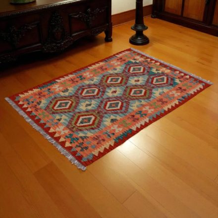 Preproga Kilim Chobi 146x101 ročno tkani Afgan volneni kilim