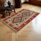 Preproga Kilim Chobi 166x101 ročno tkani Afgan volneni kilim