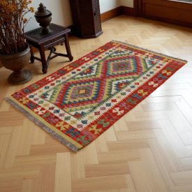 Preproga Kilim Chobi 166x101 ročno tkani Afgan kilim
