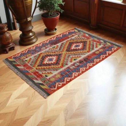Preproga Kilim Chobi 152x100 ročno tkani Afgan kilim