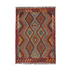 Preproga Kilim Chobi 138x103 ročno tkani Afgan volneni kilim