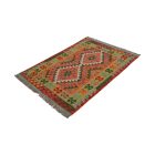 Preproga Kilim Chobi 144x98 ročno tkani Afgan volneni kilim