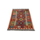 Preproga Kilim Chobi 148x100 ročno tkani Afgan volneni kilim
