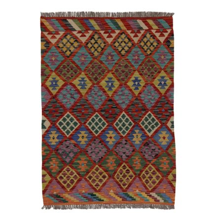 Preproga Kilim Chobi 145x103 ročno tkani Afgan kilim