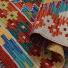 Preproga Kilim Chobi 144x102 ročno tkani Afgan kilim