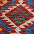 Preproga Kilim Chobi 148x100 ročno tkani Afgan volneni kilim
