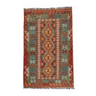 Preproga Kilim Chobi 156x100 ročno tkani Afgan volneni kilim