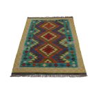 Preproga Kilim Chobi 144x97 ročno tkani Afgan kilim