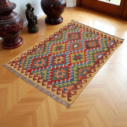 Preproga Kilim Chobi 143x99 ročno tkani Afgan volneni kilim