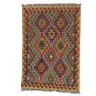 Preproga Kilim Chobi 143x99 ročno tkani Afgan volneni kilim