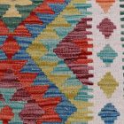 Preproga Kilim Chobi 143x105 ročno tkani Afgan volneni kilim