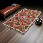 Preproga Kilim Chobi 156x102 ročno tkani Afgan kilim