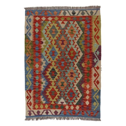 Preproga Kilim Chobi 145x103 ročno tkani Afgan kilim