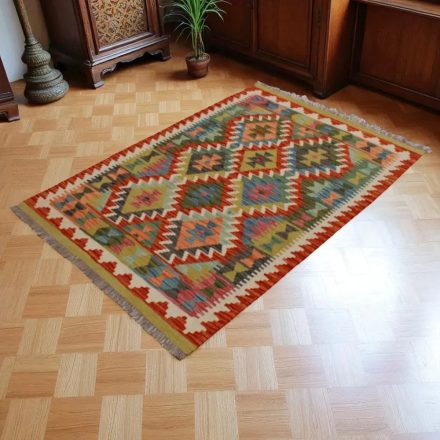 Preproga Kilim Chobi 151x100 ročno tkani Afgan volneni kilim