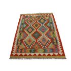 Preproga Kilim Chobi 151x100 ročno tkani Afgan volneni kilim