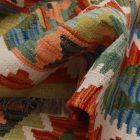 Preproga Kilim Chobi 151x100 ročno tkani Afgan volneni kilim