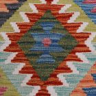 Preproga Kilim Chobi 151x100 ročno tkani Afgan volneni kilim
