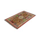 Preproga Kilim Chobi 148x93 ročno tkani Afgan volneni kilim