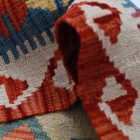 Preproga Kilim Chobi 148x93 ročno tkani Afgan volneni kilim