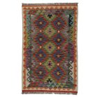 Preproga Kilim Chobi 161x100 ročno tkani Afgan kilim