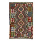 Preproga Kilim Chobi 155x101 ročno tkani Afgan volneni kilim