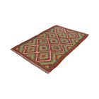 Preproga Kilim Chobi 156x103 ročno tkani Afgan volneni kilim