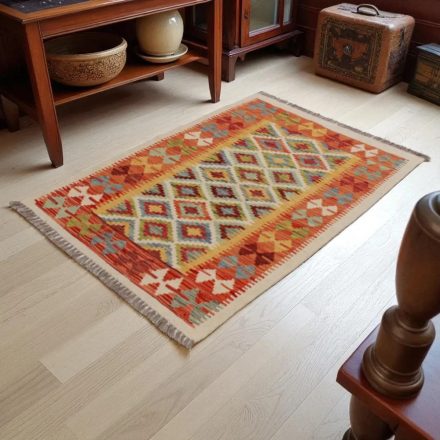 Preproga Kilim Chobi 142x97 ročno tkani Afgan kilim