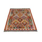 Preproga Kilim Chobi 145x103 ročno tkani Afgan volneni kilim