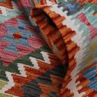 Preproga Kilim Chobi 145x103 ročno tkani Afgan volneni kilim