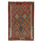 Preproga Kilim Chobi 152x107 ročno tkani Afgan volneni kilim
