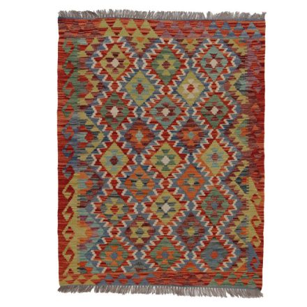 Preproga Kilim Chobi 141x110 ročno tkani Afgan kilim
