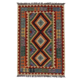 Preproga Kilim Chobi 151x101 ročno tkani Afgan volneni kilim