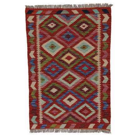 Kilim preproga 138x94 ročno tkani Afgan volneni čilim 