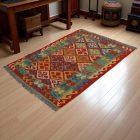 Kilim Chobi preproga 150x107 cm – afgan volneni ročno tkani kilim