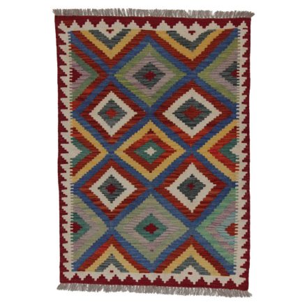 Preproga Kilim Chobi 142x101 ročno tkani Afgan kilim