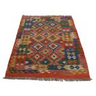 Kilim Chobi 148x101 cm – afganistanski volneni kilim, ročno tkan
