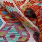 Preproga Kilim Chobi 138x101 ročno tkani Afgan volneni kilim
