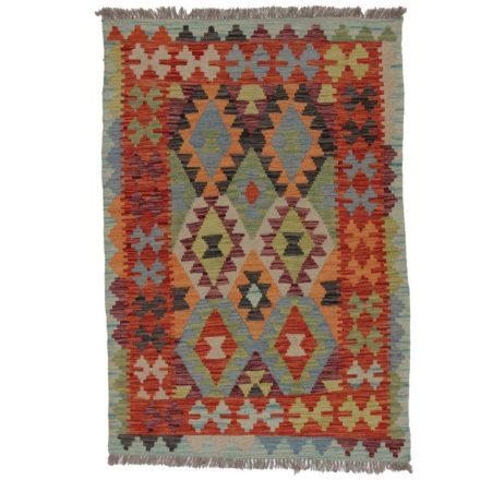 Preproga Kilim Chobi 145x99 ročno tkani Afgan kilim