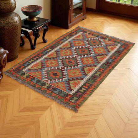 Preproga Kilim Chobi 152x102 ročno tkani Afgan kilim
