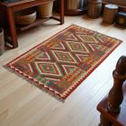 Preproga Kilim Chobi 148x99 ročno tkani Afgan volneni kilim