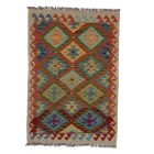 Preproga Kilim Chobi 140x96 ročno tkani Afgan volneni kilim